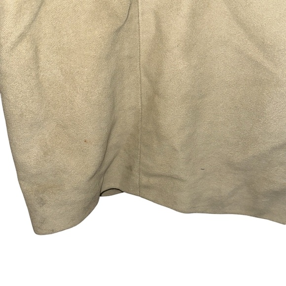Banana Republic Men's Tan Trench Coat Velvet Size Large - Picture 9 of 15